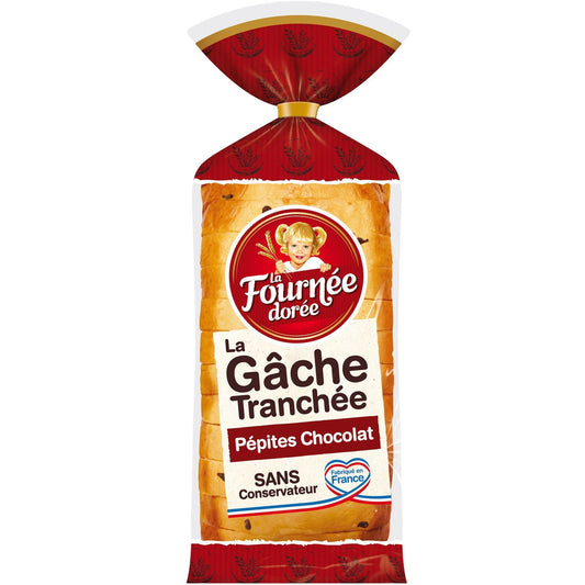 Gâche Chocolat Tranchée LA FOURNEE DOREE la gâche de 500 g