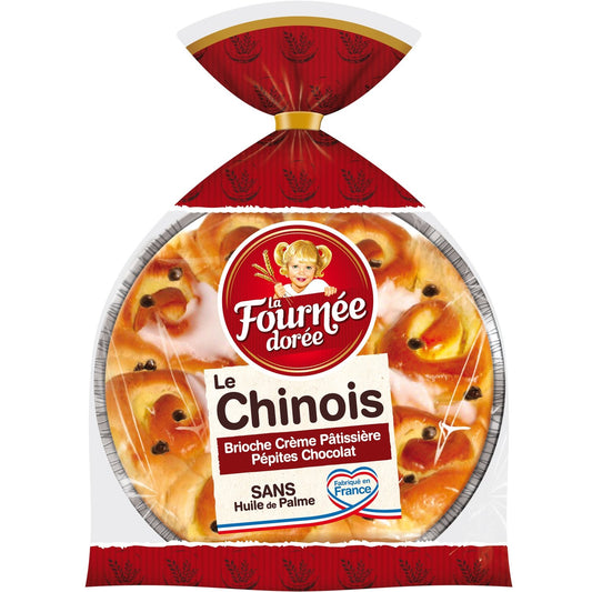 Brioche Crème Pâtissière Pépites Chocolat LA FOURNEE DOREE la brioche de 500 g