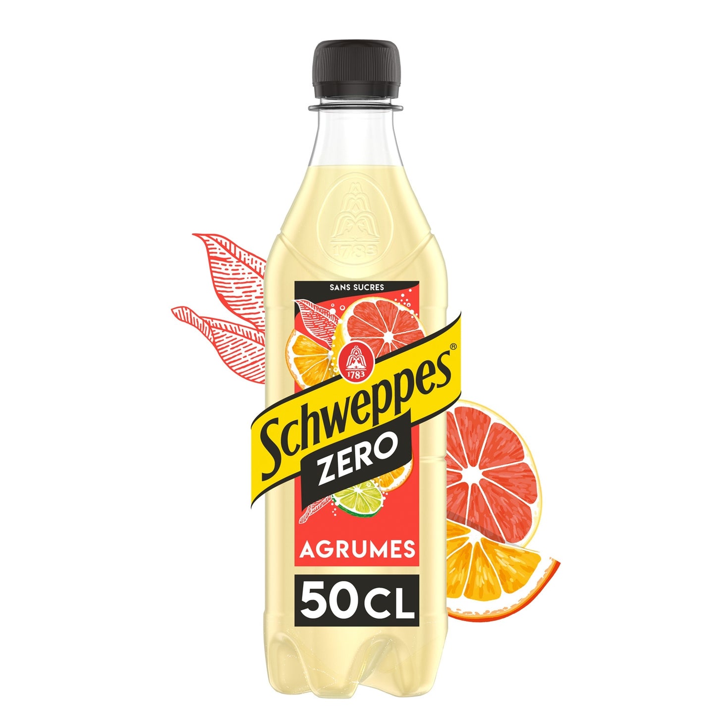 Soda aux Agrumes Zéro Sucres SCHWEPPES 