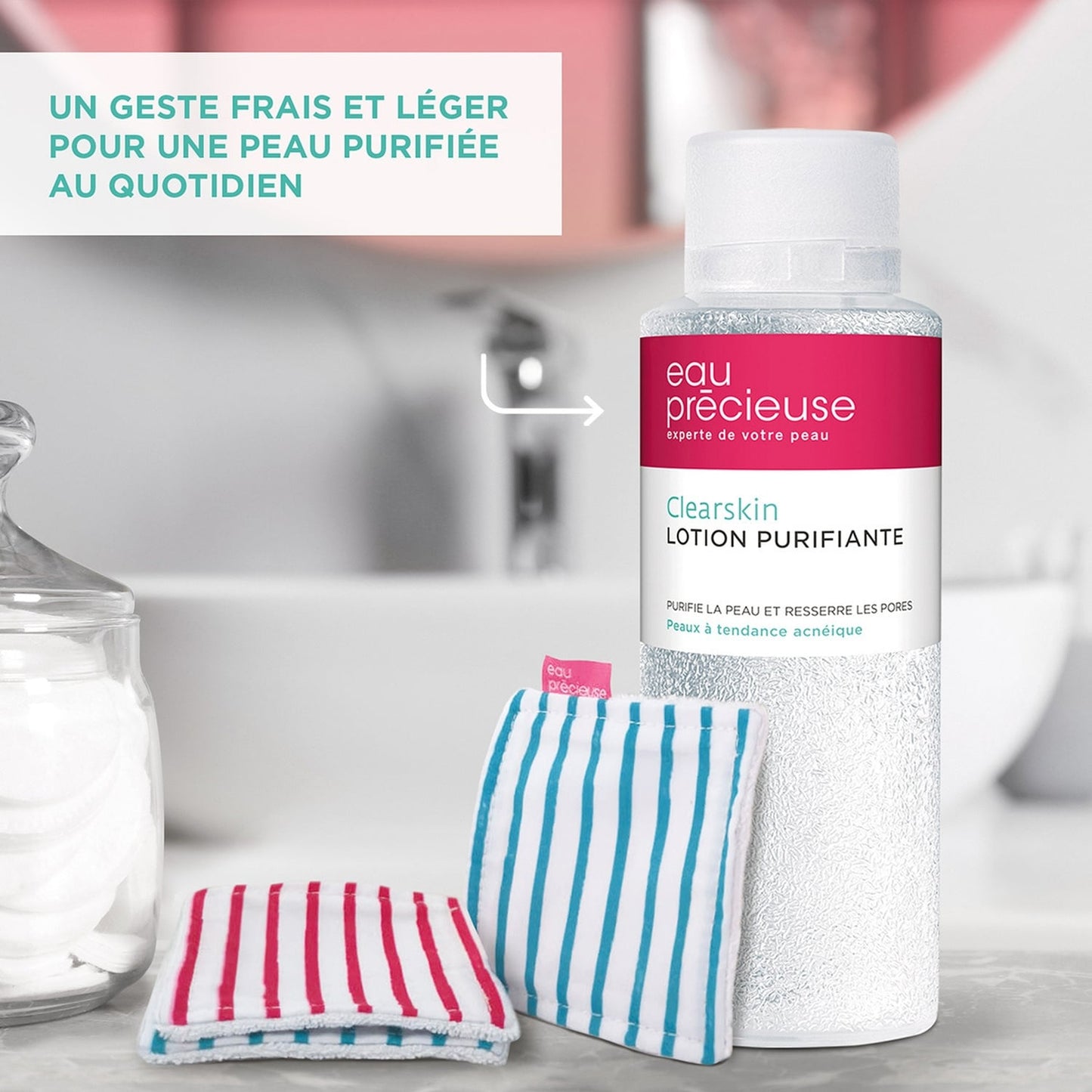 Lotion Visage Peaux à Tendance Acnéique Purifiante et Nettoyante EAU PRECIEUSE 