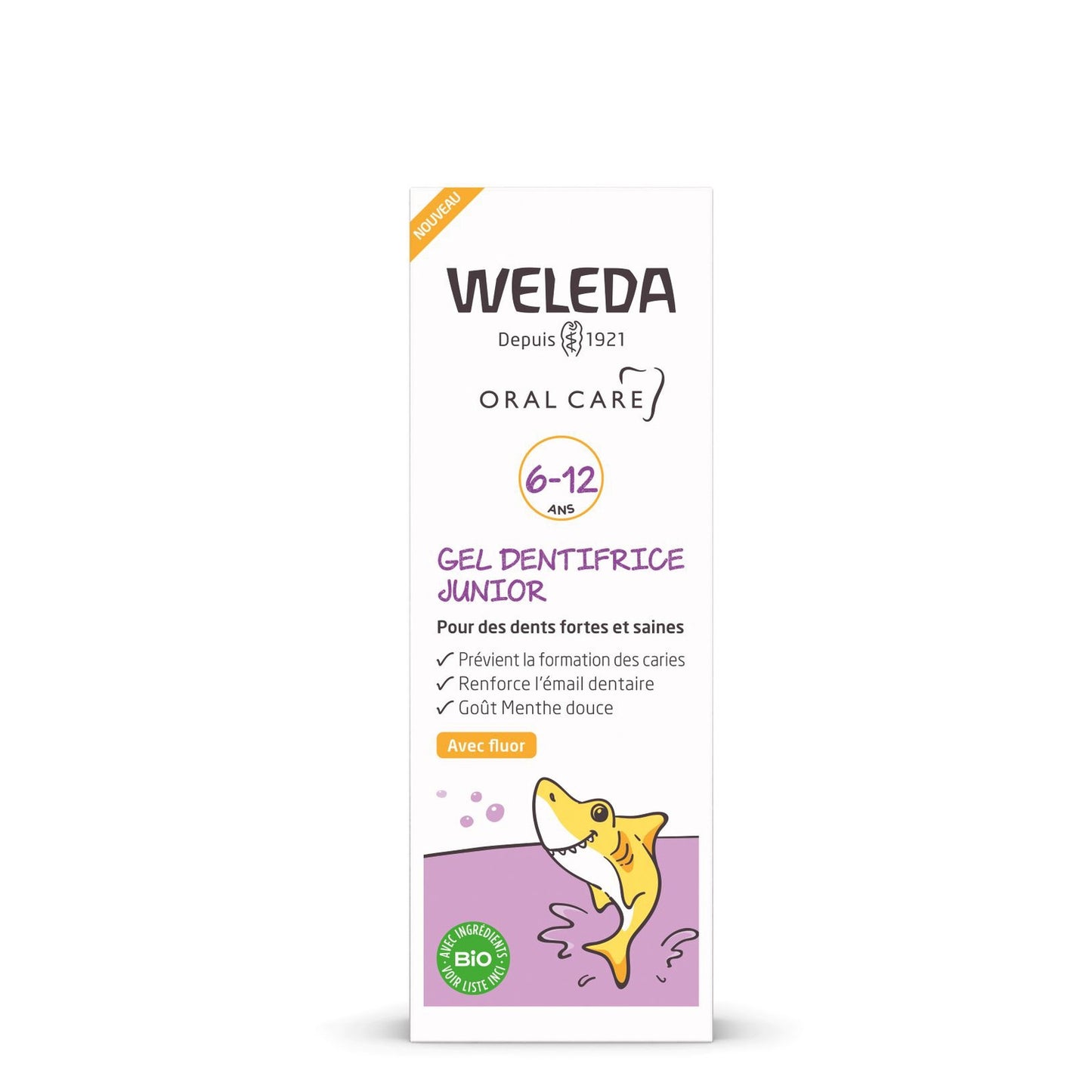 Dentifrice Enfant 6-12 ans Fluor Anti-caries WELEDA 
