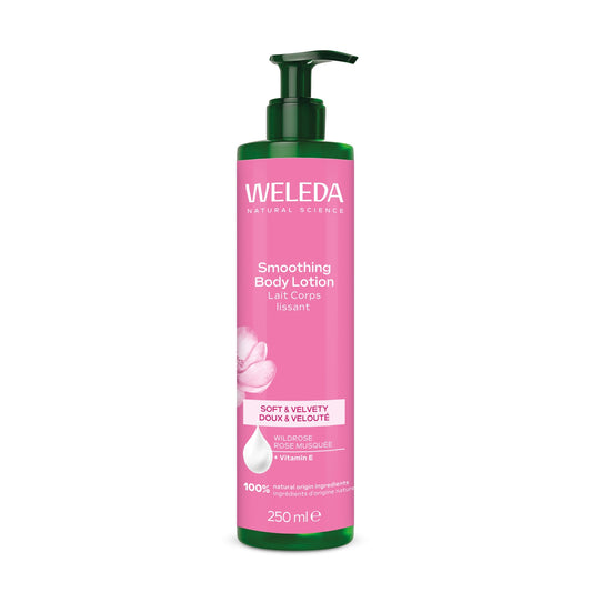 Lait Lissant Corps Doux et Velouté Rose Musquée Vitamine E Wildrose WELEDA 