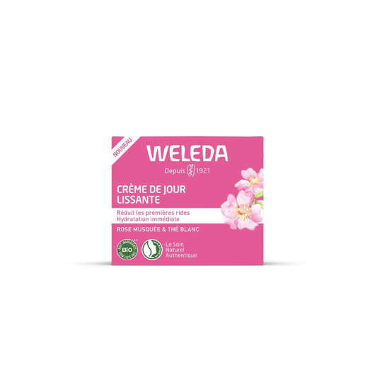 Crème de Jour Lissante Rose Musquée et Thé Blanc Age Protect WELEDA 