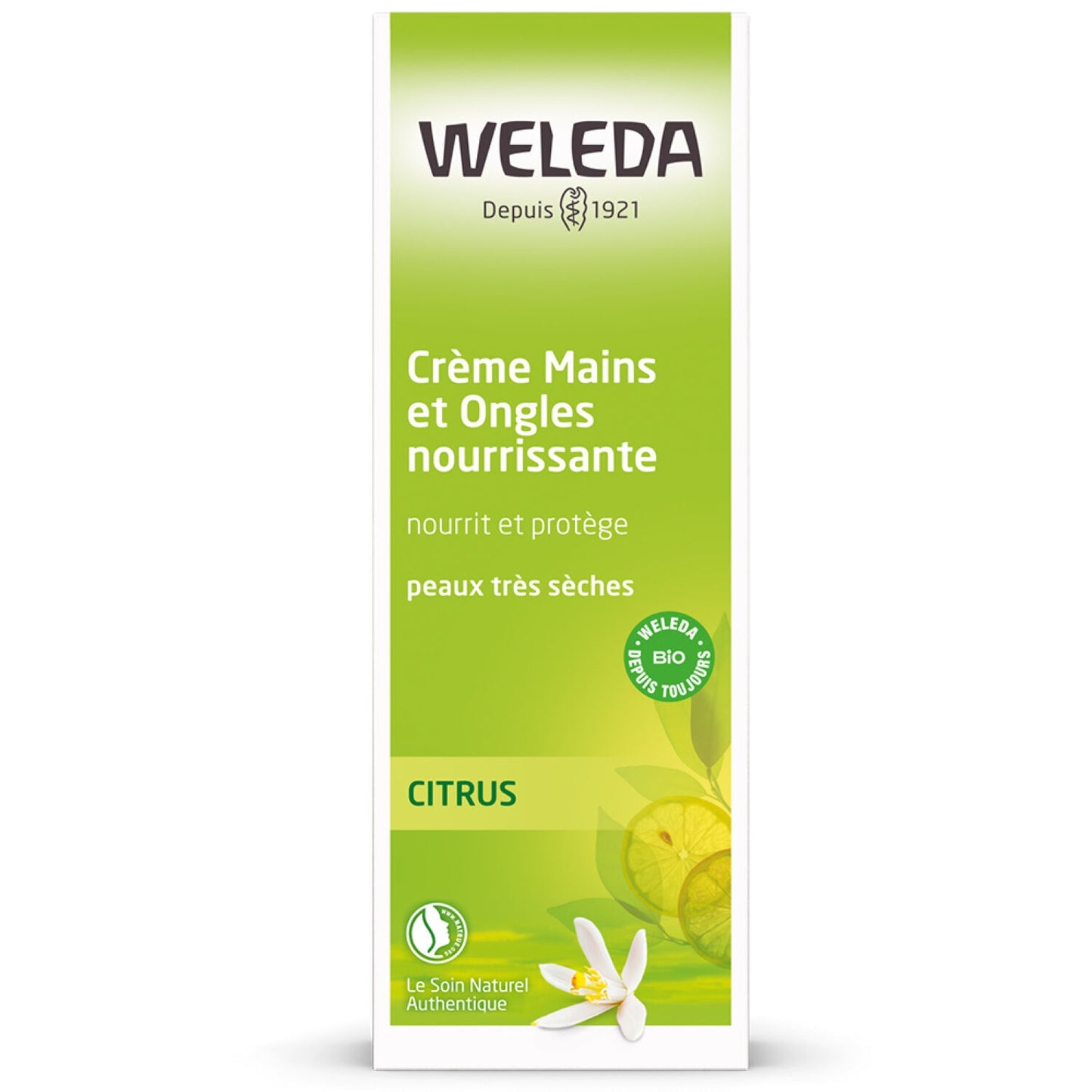 Crème Mains et Ongles Sèches et Abîmées aux Citrus WELEDA