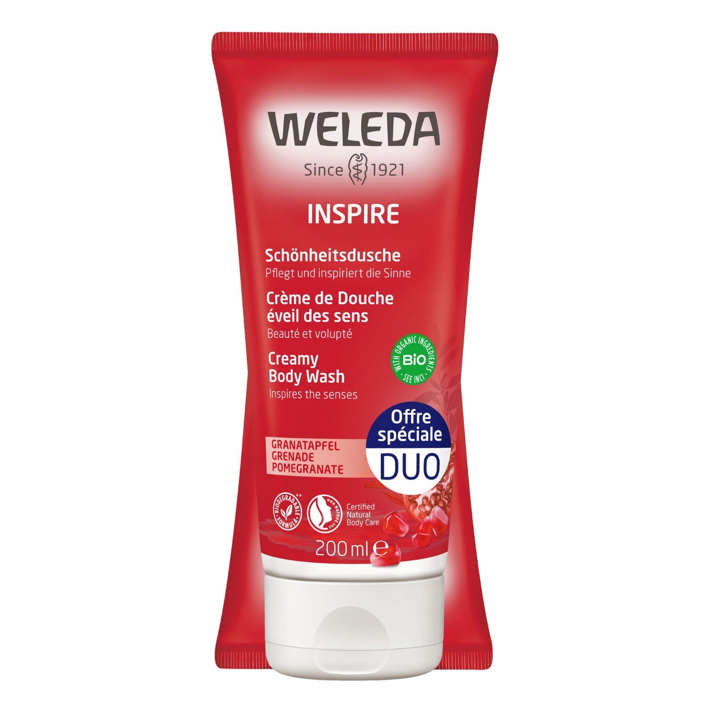 WELEDA Bio-Granatapfel Sinneserweckende Duschcreme
