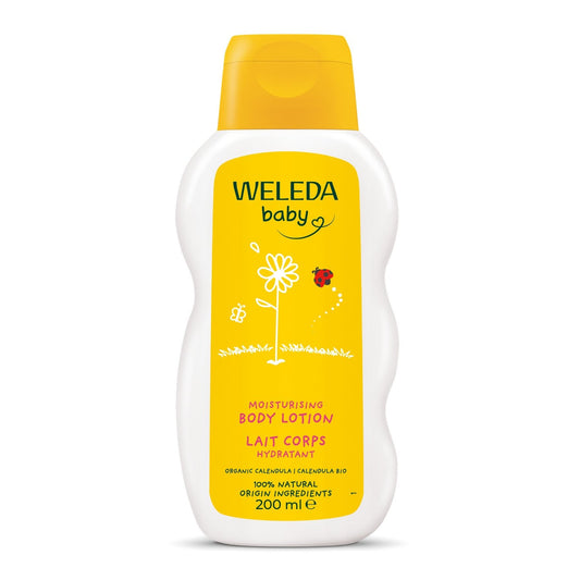 Lait Bébé au Calendula et Camomille Bio WELEDA le flacon de 200mL