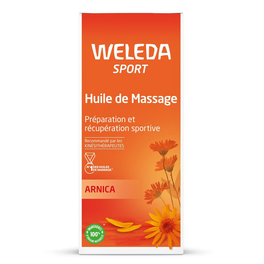 Huile Massage Préparation et Récupération Sportive Tensions à l'Arnica Bio WELEDA le flacon de 200 ml