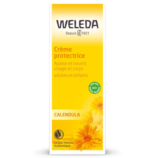Crème Corps Visage Protectrice Apaisante Calendula WELEDA le tube de 75mL