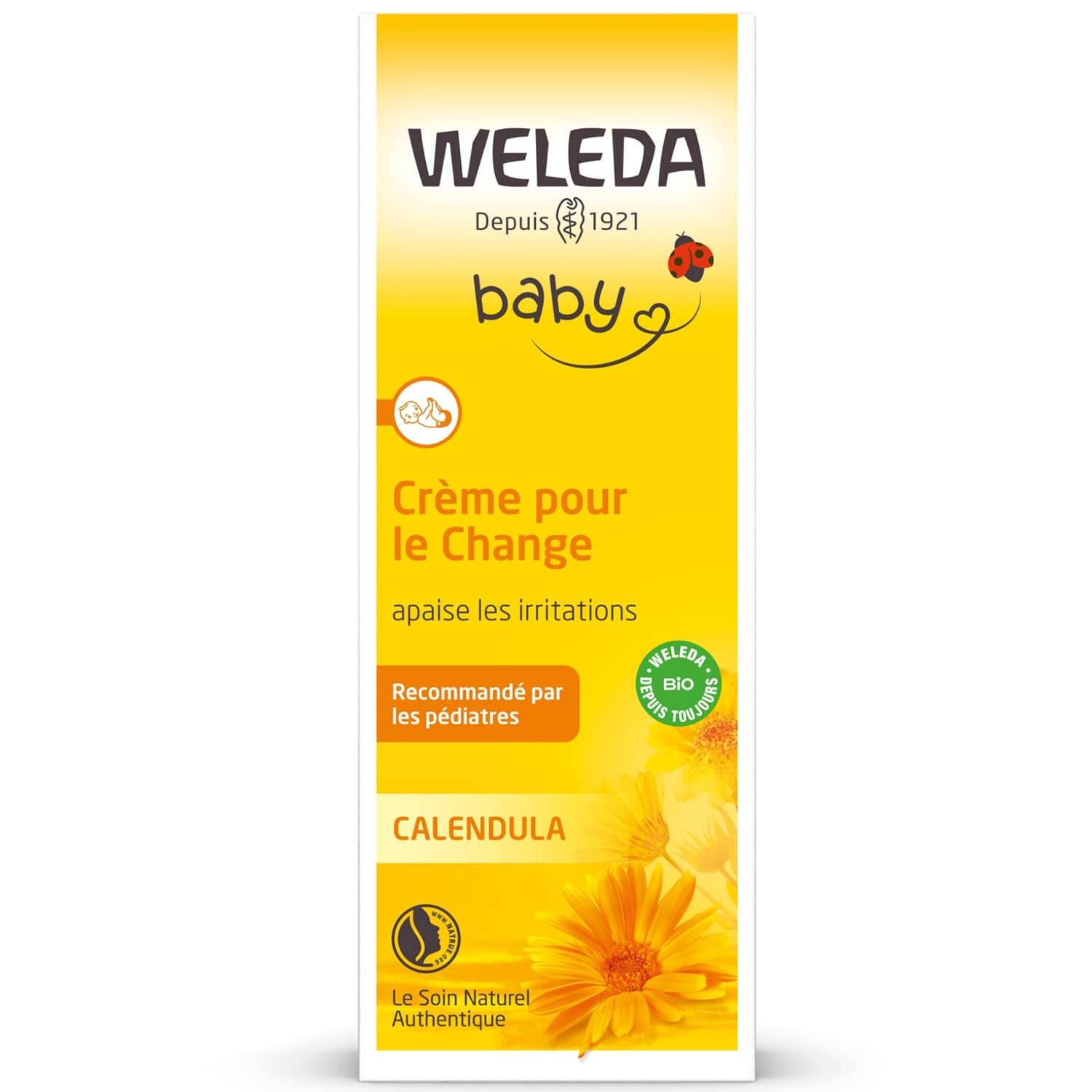 Crème change bébé au Calendula WELEDA 