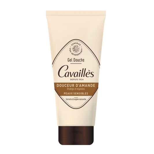 Gel Douche Peaux Sensibles Surgras Extra Doux à l'Amande Douce ROGE CAVAILLES le flacon de 200mL