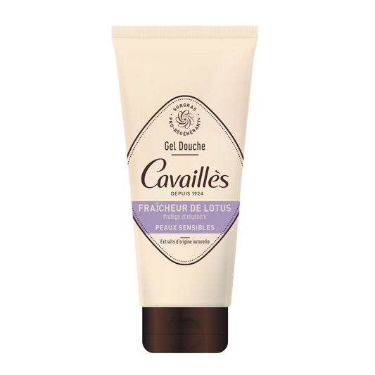 Gel Douche Peaux Sensibles Surgras Extra-Doux Fleur de Lotus ROGE CAVAILLES le flacon de 200mL