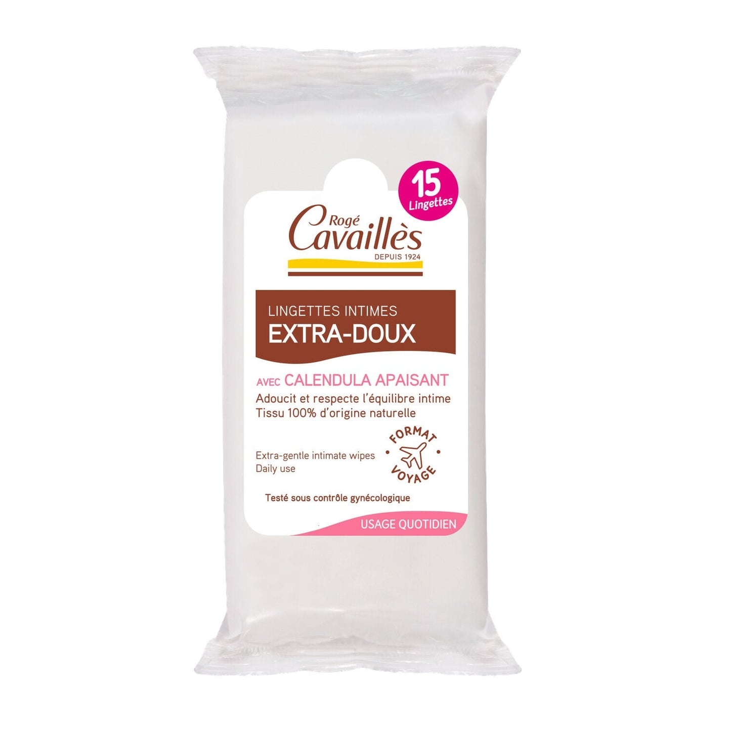Lingettes intime Extra-Douces ROGE CAVAILLES 