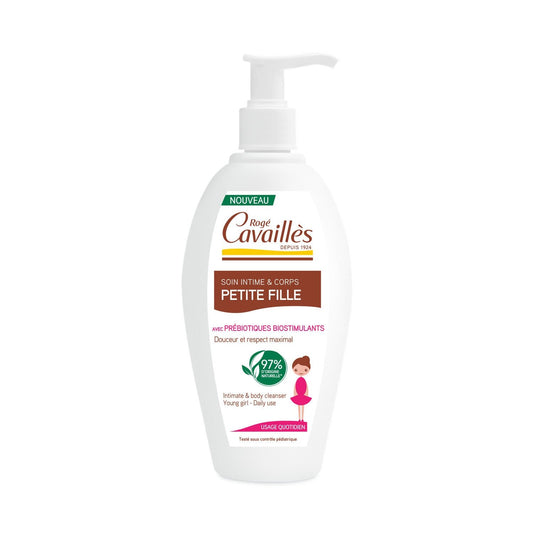 Soin Intime et Corps Petile Fille Douceur et Respect ROGE CAVAILLES la pompe de 250mL