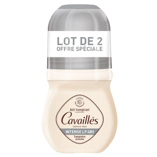 Déodorant Roll-On Homme Transpiration Excessive Efficacité 48h ROGE CAVAILLES le lot de 2 roll-on