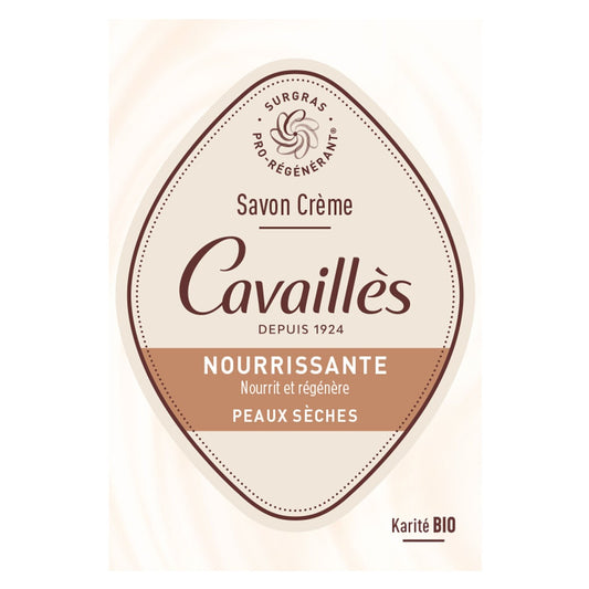 Savon Solide Peaux Sèches Karité Bio Nourrit et Protège ROGE CAVAILLES le savon de 100g