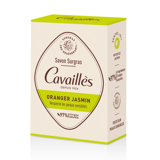 Solid Soap for Body, Hands, Face, Orange, Jasmine, Vegetable Surgras ROGE CAVAILLES