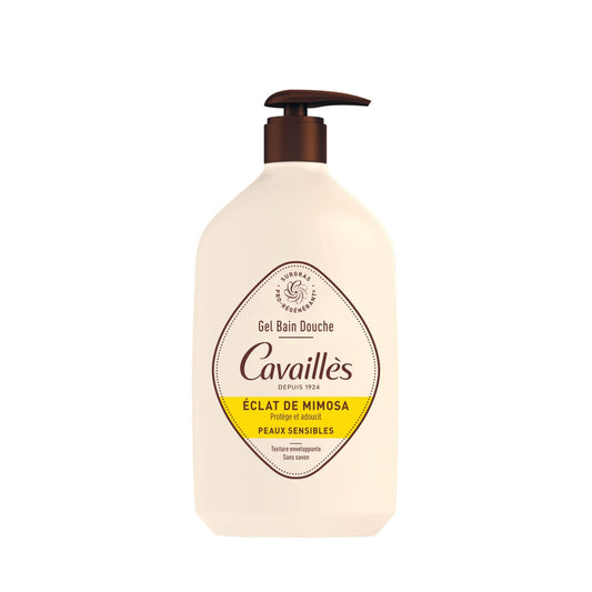 Gel douche Famille Surgras Pro-Régénérant Peaux Sensibles Parfum Mimosa Sans Savon ROGER CAVAILLES 