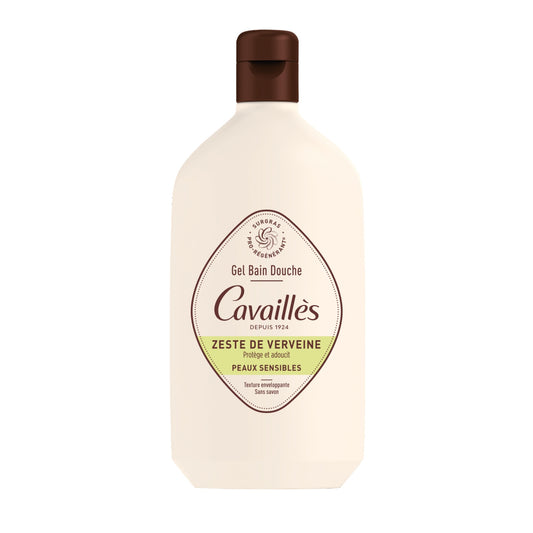 Gel Bain Douche Surgras Pro-Régénérant Zeste De Verveine Peaux Sensibles Sans Savon ROGER CAVAILLES 