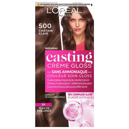 Hair Color 5.00 Light Chocolate Fondant CASTING CREME GLOSS