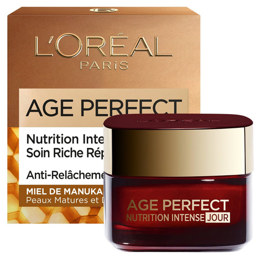 Crème Anti-Âge Réparateur Age Perfect Nutrition Intense L'OREAL PARIS le pot de 50mL