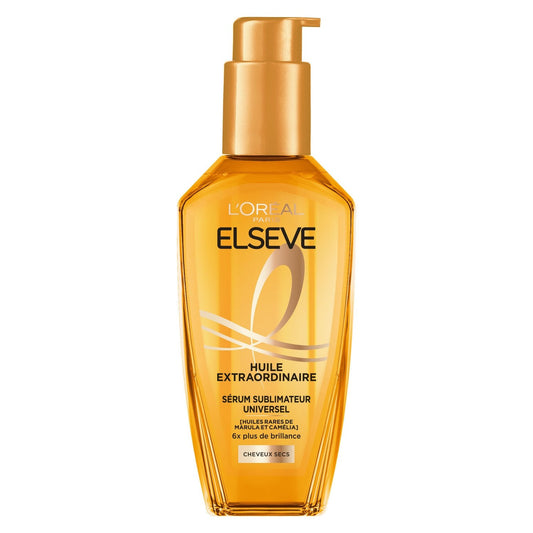 Huile Cheveux Soin Sublimateur Universel Fleurs Rares Elseve L'OREAL PARIS le flacon de 100mL