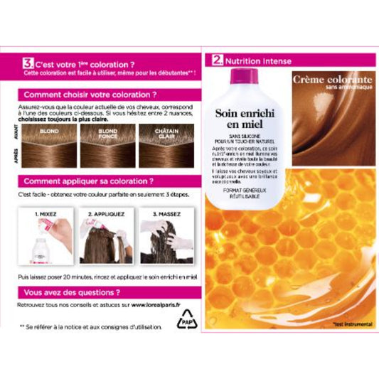 Coloration 603 Caramel Tendre Sans Ammoniaque Glossy Ultra Glossy Casting Crème Gloss L'OREAL PARIS