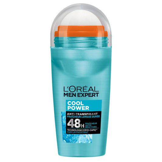 Déodorant Bille Homme Anti-Transpirant Cool Power MEN EXPERT le roll-on