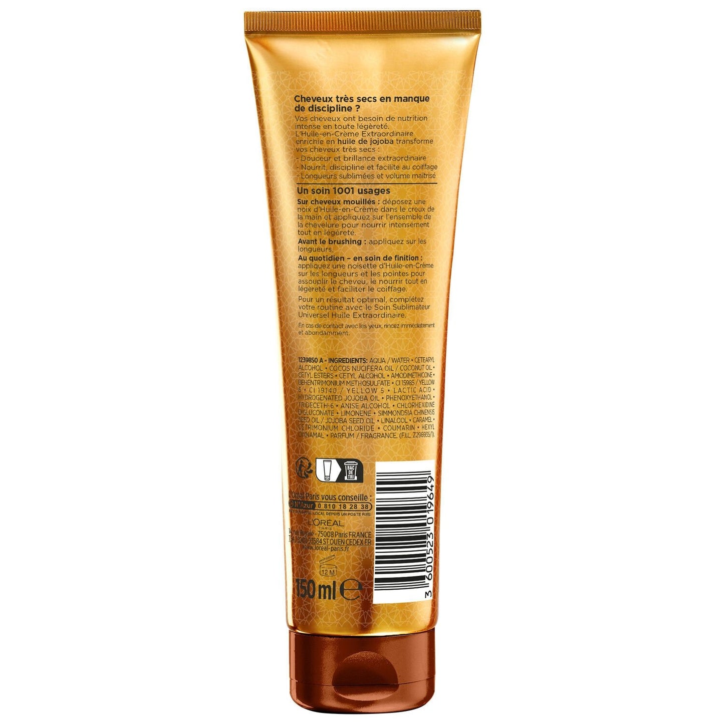 Elseve Rich Nutrition Cream for Very Dry or Curly Hair L'OREAL PARIS