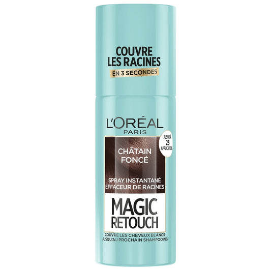 Coloration Temporaire Spray Retouche Racine Châtain Foncé Magic Retouch L'OREAL PARIS la boîte