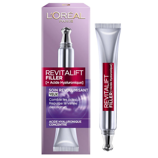 Soin des Yeux Anti-Rides Revolumisant Revitalift Filler L'OREAL PARIS le tube de 15mL