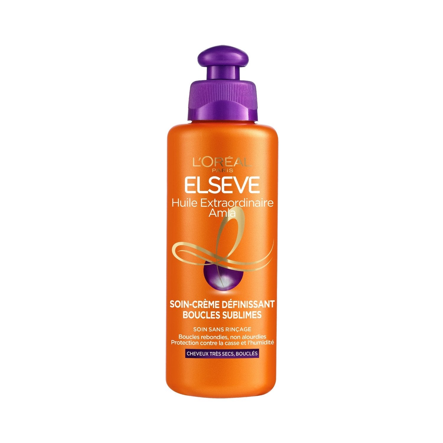 Soin Cheveux Boucles Sublimes Cheveux Secs et Bouclés Huile Extraordinaire Amla Sans Rinçage Elseve L'OREAL PARIS le flacon de 200mL