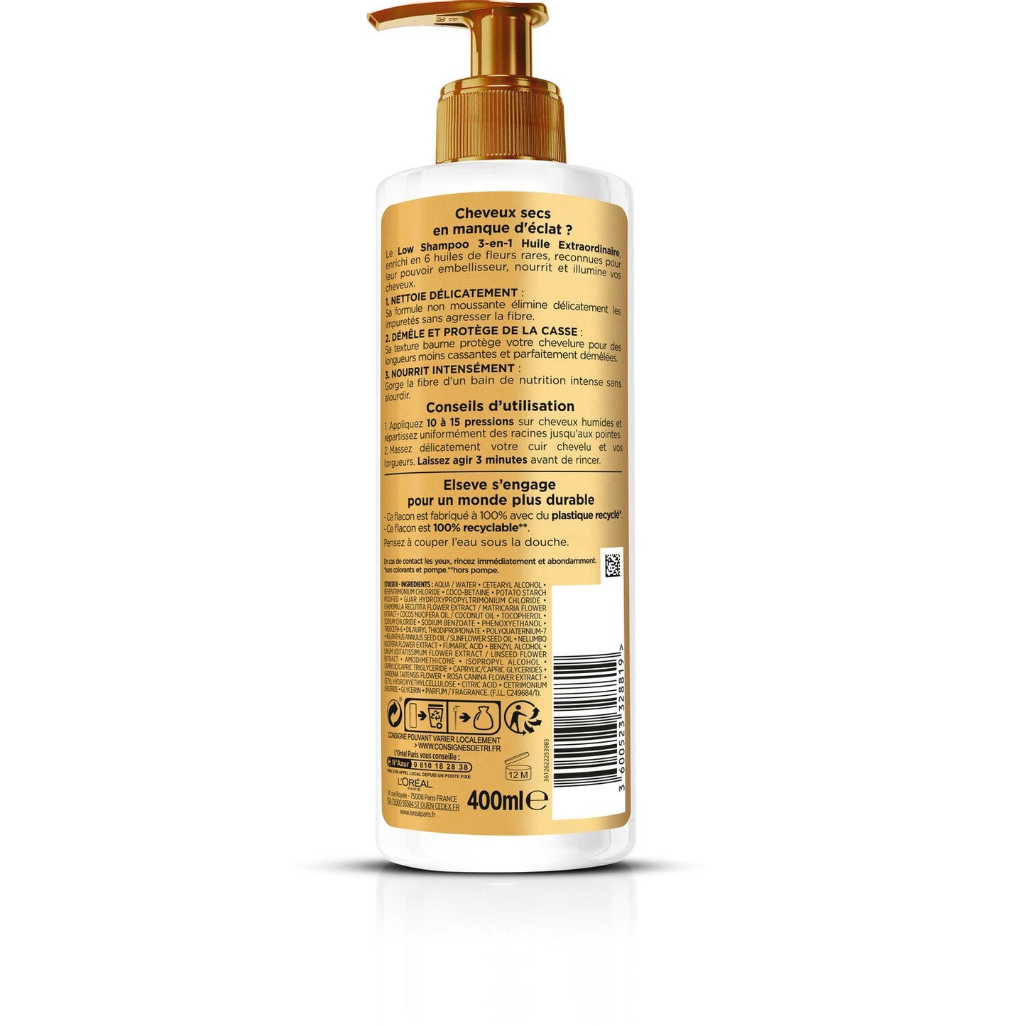 Shampooing Huile Extraordinaire Lowpoo ELSEVE