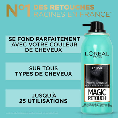 Coloration Spray Retouche Racine Châtain Clair Magic Retouch Résultat Naturel Coloration Temporaire L'OREAL PARIS