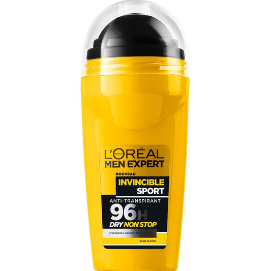 Déodorant Bille Homme Anti-Transpirant Invincible Sport MEN EXPERT le roll-on