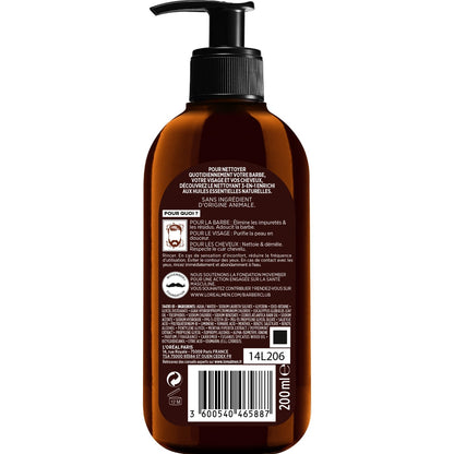 Nettoyant 3 en 1 Homme Visage Barbe Barber Club L'OREAL PARIS