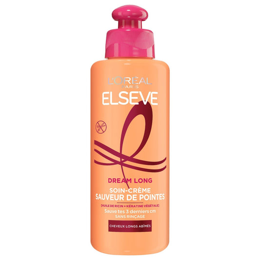 Soin Cheveux Longs Abîmés Répare les Pointes Sans Rinçage Dream Long Elseve L'OREAL PARIS le flacon de 200mL
