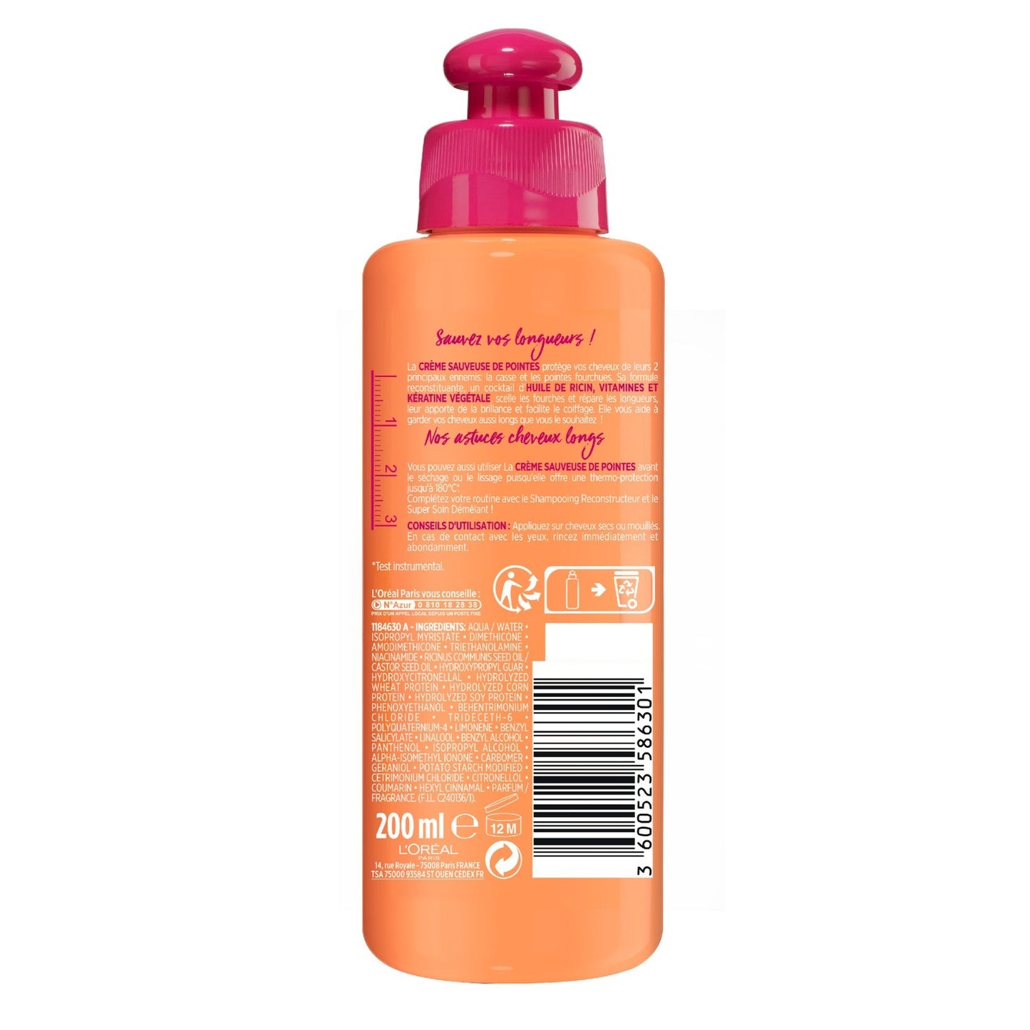 L'OREAL PARIS Dream Long Elseve Leave-In Treatment for Damaged Long Hair Repairs Ends