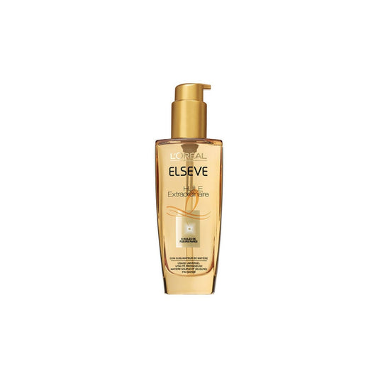 Huile pour Cheveux Secs Enrichie en 6 Huiles de Fleurs Rares Elseve L'OREAL PARIS le flacon de 50ml