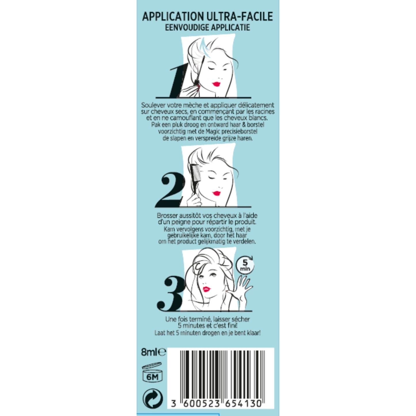 L'OREAL PARIS Magic Retouch Root Touch-Up Spray Temporary Hair Mascara Dark Brown