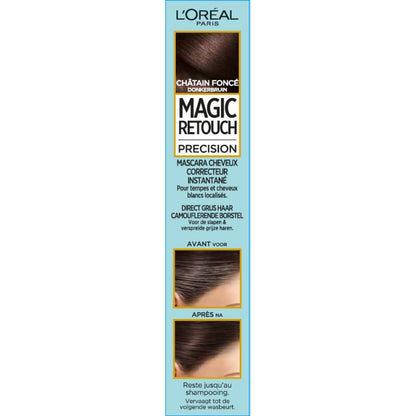 Mascara pour Cheveux Temporaire Spray Retouche Racine Châtain L'OREAL PARIS