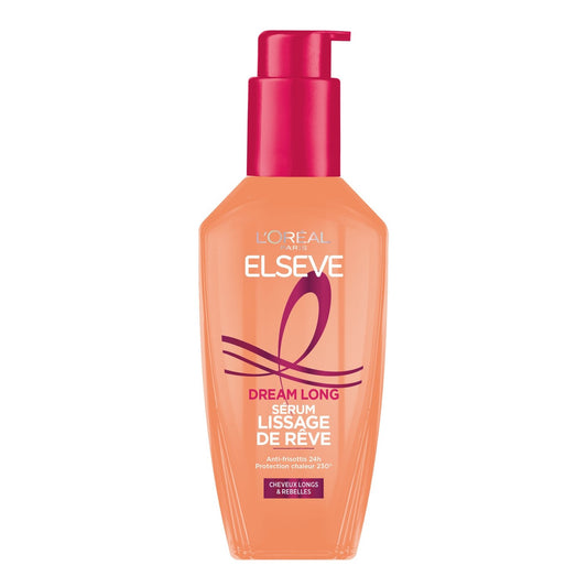 Sérum Cheveux Lissant Anti-Frisottis Dream Long Elseve L'OREAL PARIS le flacon de 100mL