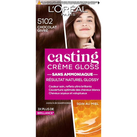 Coloration Cheveux 5102 Chocolat Givré CASTING CREME GLOSS