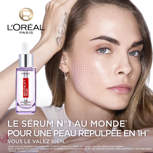 Sérum Visage Anti-Rides Visage Acide Hyaluronique Pur L'OREAL PARIS