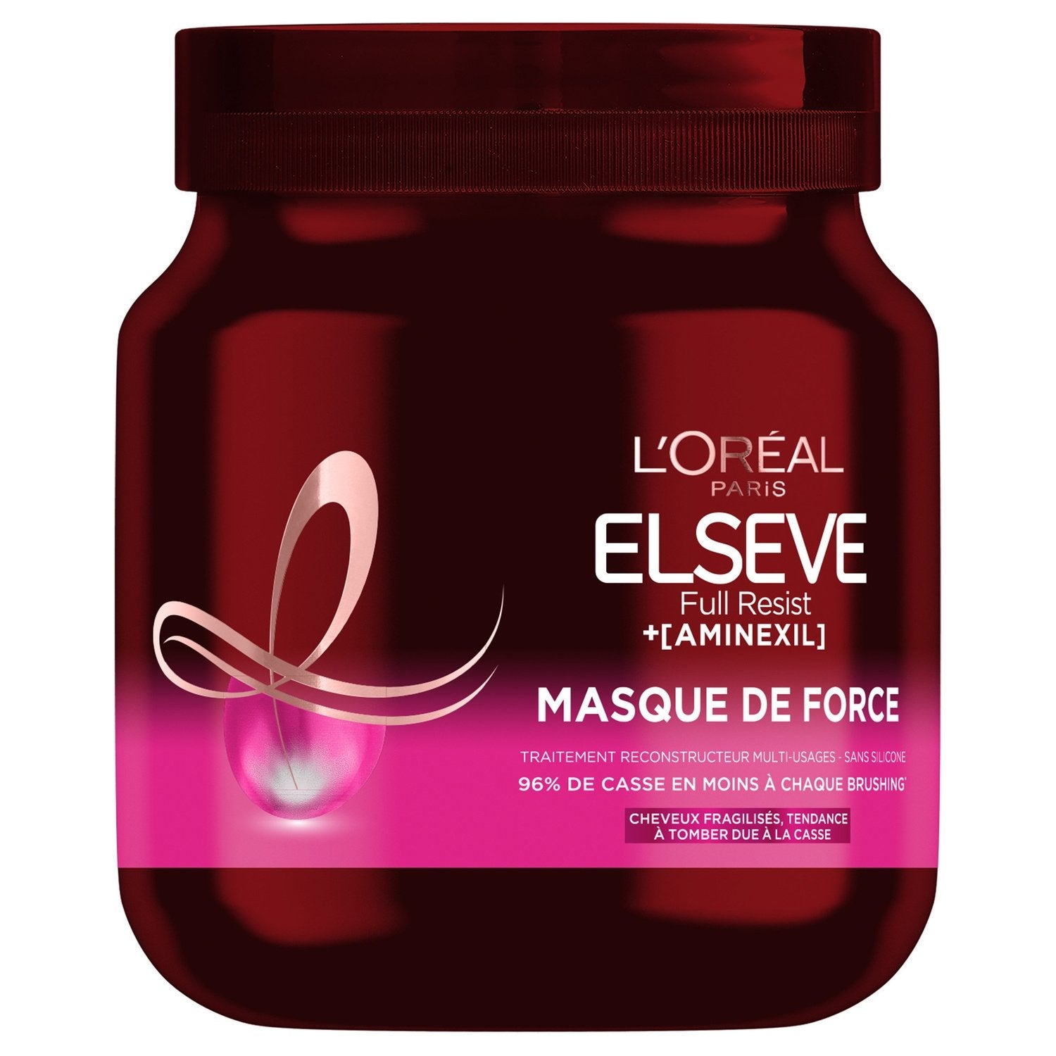 Masque Reconstructeur Full Resist Cheveux Fragilisés Elseve L'OREAL PARIS le pot de 680mL