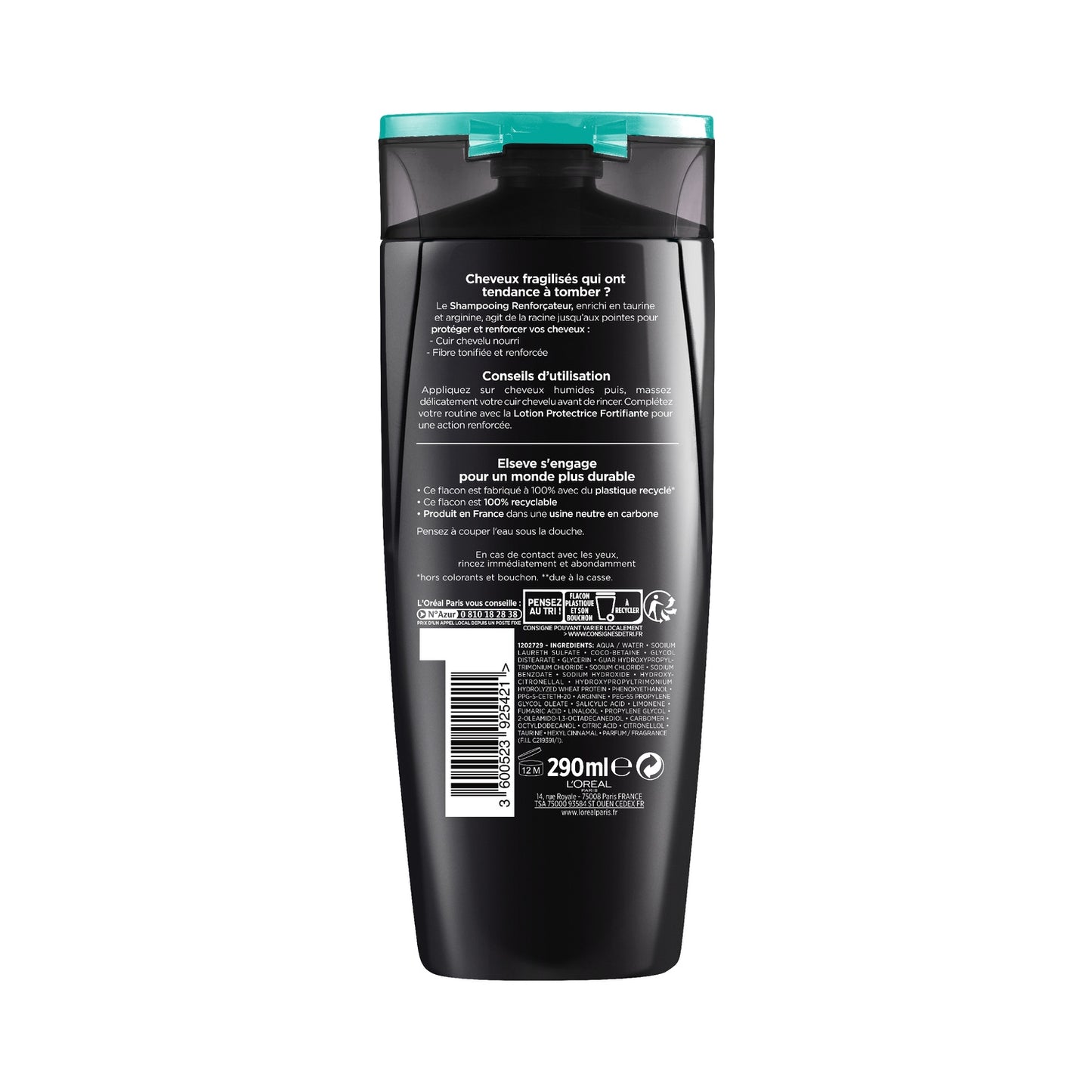 ELSEVE Arginine Strengthening Shampoo for Men for Weakened Hair