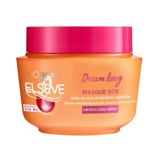 Masque Réparateur Cheveux Longs Abîmés Dream Long Elseve L'OREAL PARIS le pot de 310mL