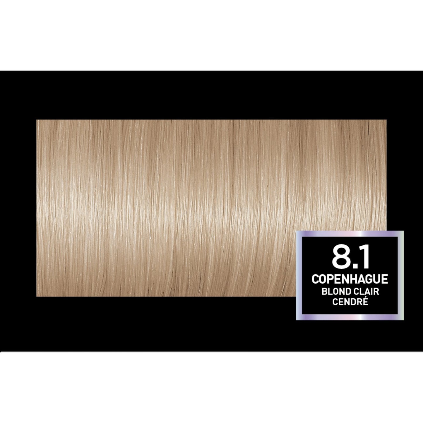 Coloration Permanente 8. 1 Blond Clair Cendré Haute Ténacité Brillance Préférence L'OREAL PARIS