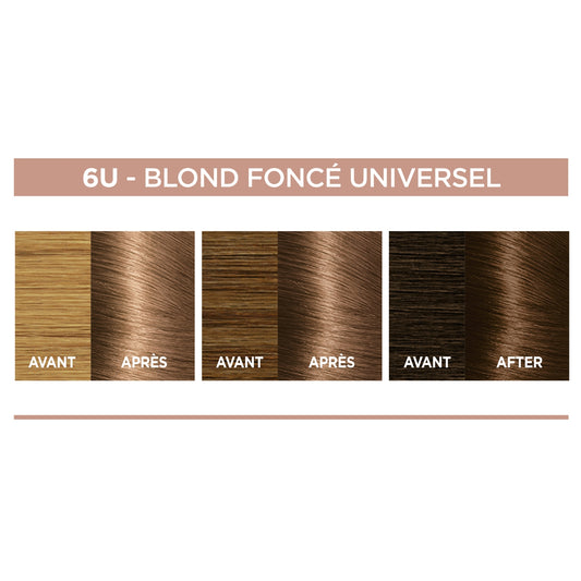 L'OREAL PARIS Excellence Universal Nudes 6 Dark Blonde Ammonia-Free Hair Color