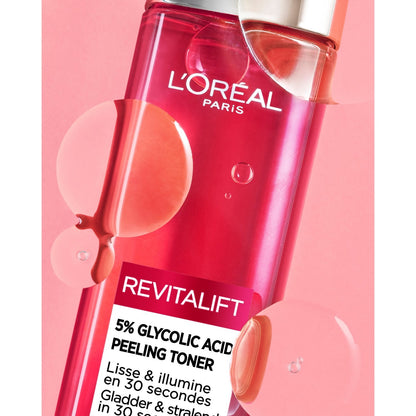 Soin Visage Lisse et Illumine Peeling Toner Revitalift L'OREAL PARIS