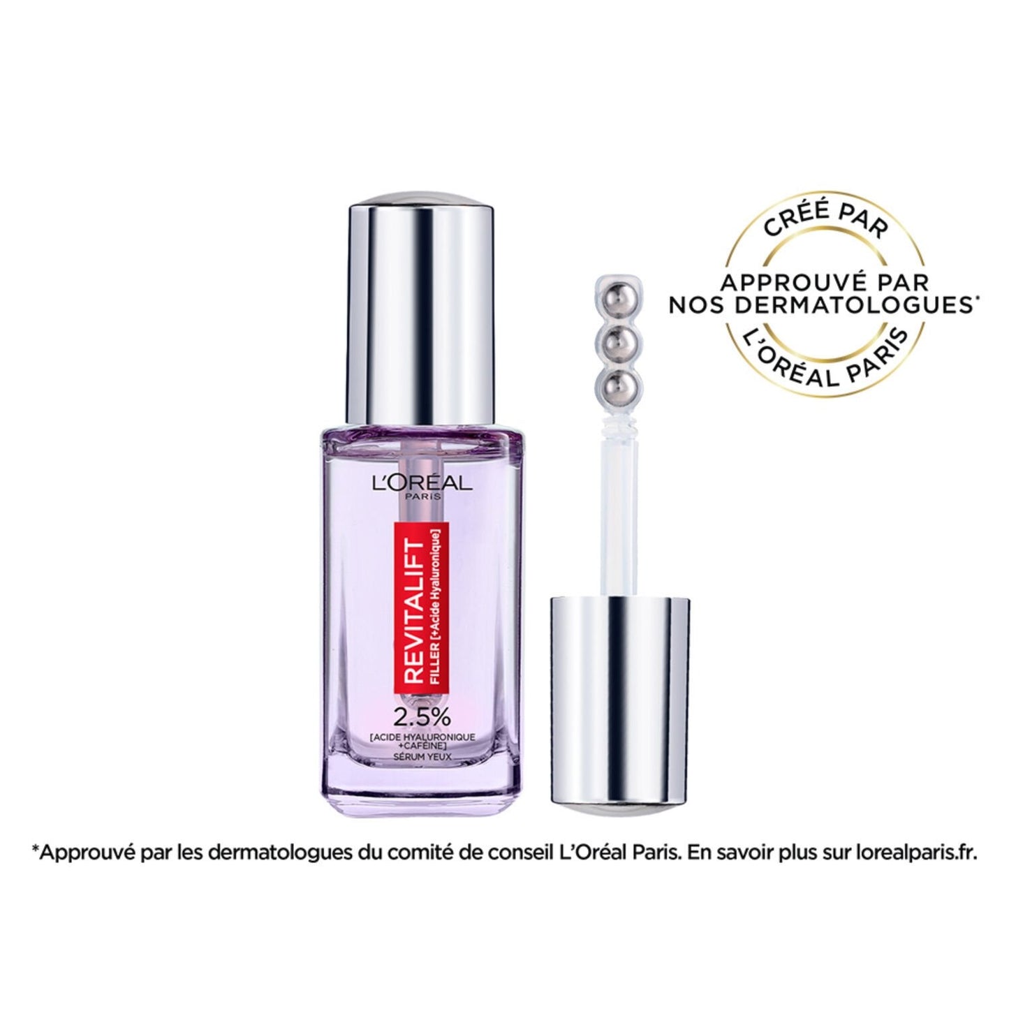 Sérum Yeux Anti-Rides 2, 5% Acide Hyaluronique Revitalift Filler L'OREAL PARIS